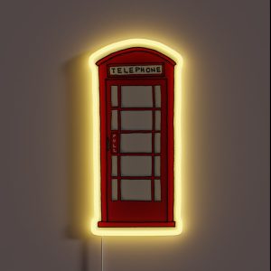 Telephone Booth RGB Neon Sign