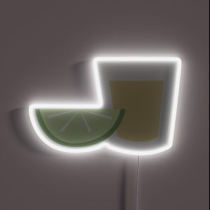 Tequila And Lime RGB Neon Sign