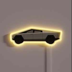 Tesla Cybertruck RGB Neon Sign