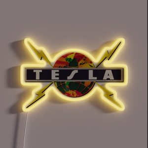 Tesla RGB Neon Sign