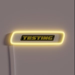 Testing RGB Neon Sign Testing RGB Neon Sign
