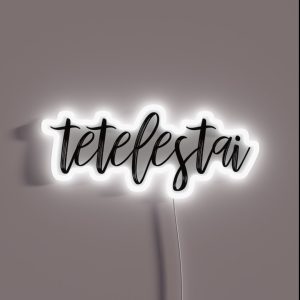 Tetelestai It Is Finished RGB Neon Sign