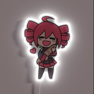 Teto Loves Bread Chibi RGB Neon Sign Teto Loves Bread Chibi RGB Neon Sign