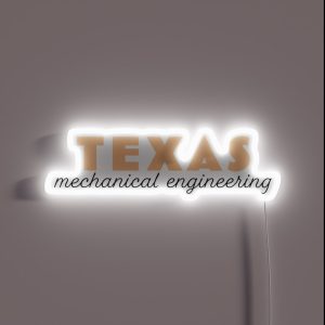 Texas Mechanical Engineering RGB Neon Sign