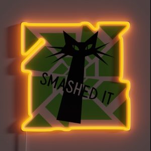 That Glaring No 21 Smashed It RGB Neon Sign