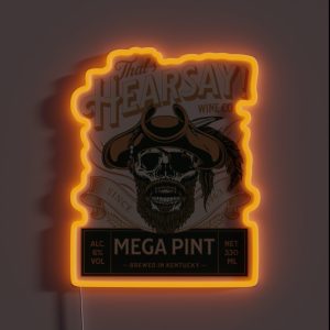 That S Hearsay Mega Pint Johnny Hearsay RGB Neon Sign