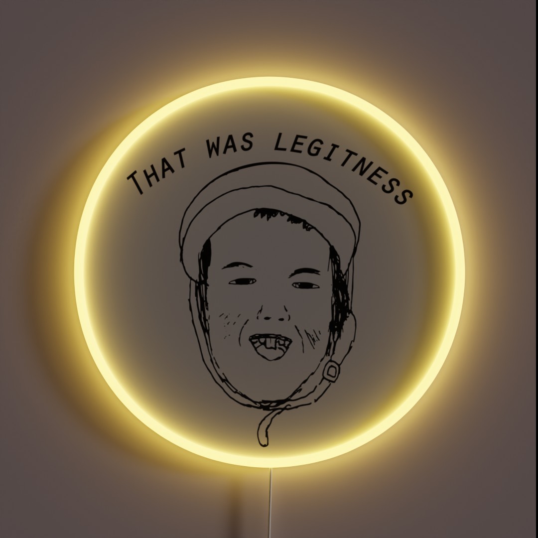 That Was Legitness RGB Neon Sign That Was Legitness RGB Neon Sign