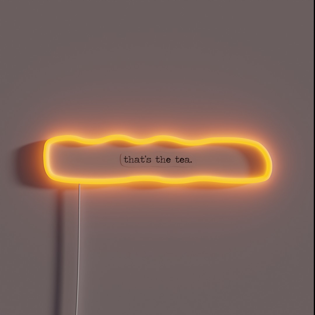 Thats The Tea RGB Neon Sign Thats The Tea RGB Neon Sign