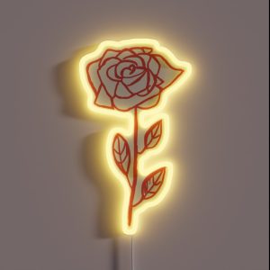 The Actual Rose RGB Neon Sign