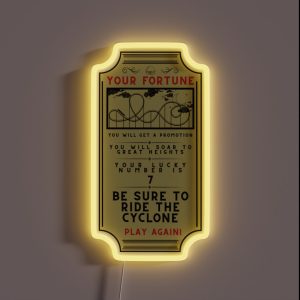 The Amazing Karnak Fortune Back RGB Neon Sign The Amazing Karnak Fortune Back RGB Neon Sign