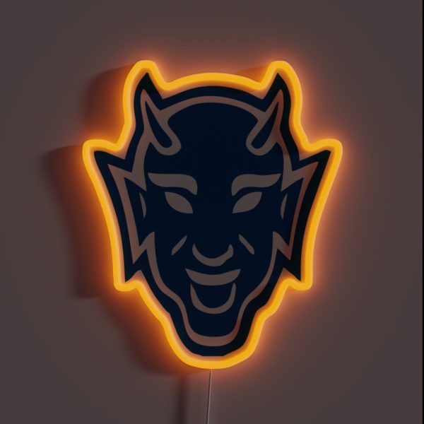 The Bear Sit On Crescent Moon RGB Neon Sign