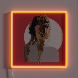 The Beautiful Girl Next Door RGB Neon Sign The Beautiful Girl Next Door RGB Neon Sign