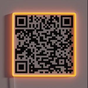 The Bible Full Text QR Code RGB Neon Sign