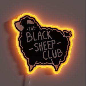 The Black Sheep Club RGB Neon Sign The Black Sheep Club RGB Neon Sign