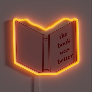 The Book Was Better RGB Neon Sign