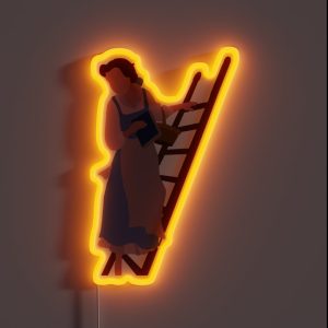 The Bookworm RGB Neon Sign