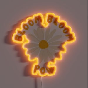 THE BOYZ Bloom Bloom Pow Cute Retro Lyrics RGB Neon Sign