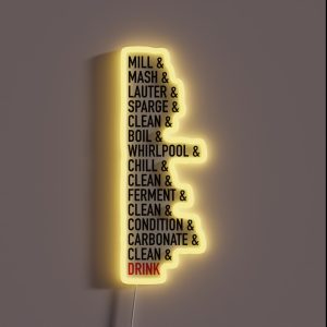 The Brewing Process RGB Neon Sign The Brewing Process RGB Neon Sign