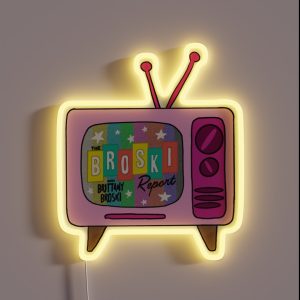 The Broski Report With Brittany Broski RGB Neon Sign