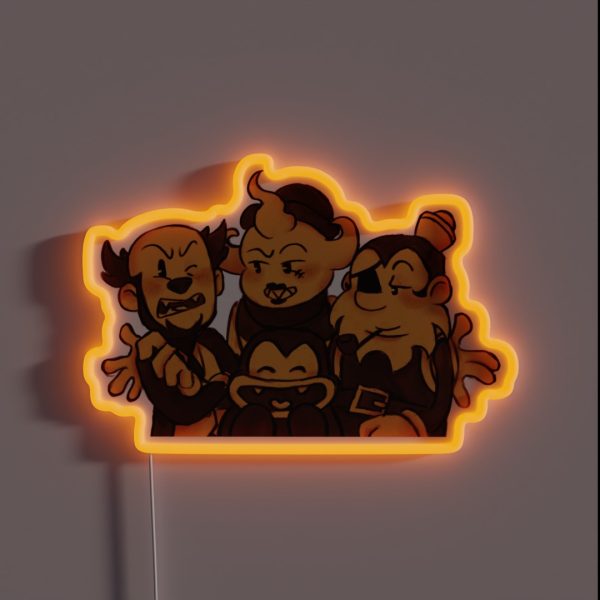 THE BUTCHER GANG No Background RGB Neon Sign