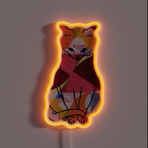 THE CAT Joseph SCHILLINGER Area Broken RGB Neon Sign THE CAT Joseph SCHILLINGER Area Broken RGB Neon Sign