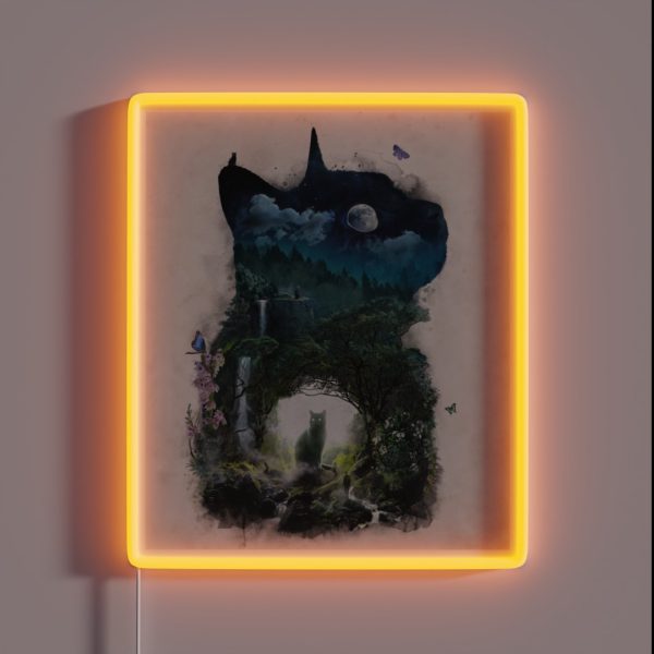 The Cat Realm RGB Neon Sign