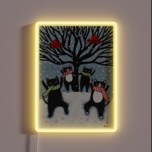 The Cats Celebration Of Winter RGB Neon Sign The Cats Celebration Of Winter RGB Neon Sign