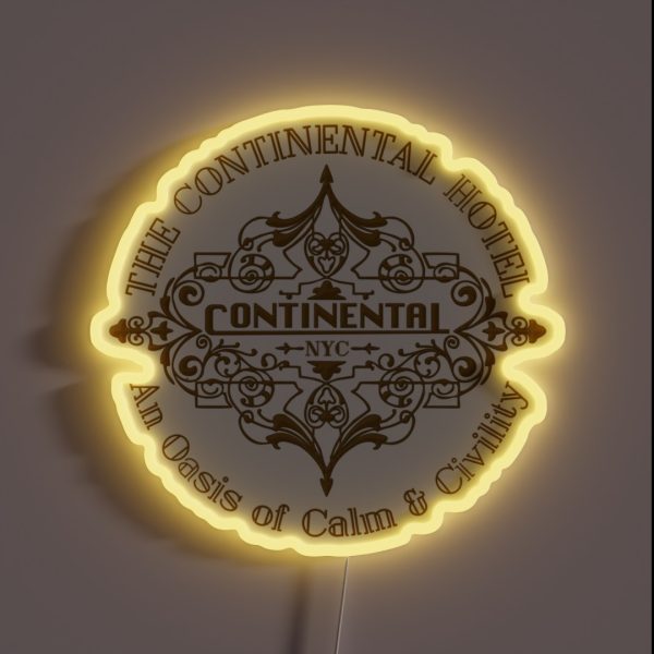 The Continental RGB Neon Sign