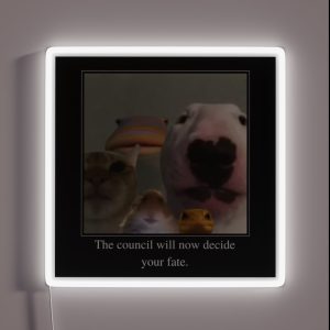 The Council Will Now Decide Your Fate RGB Neon Sign