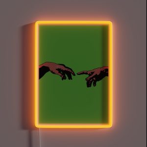 The Creation Pop Art II RGB Neon Sign The Creation Pop Art II RGB Neon Sign