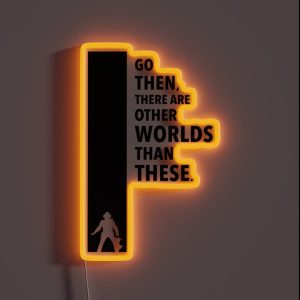 The Dark Tower Worlds Black RGB Neon Sign