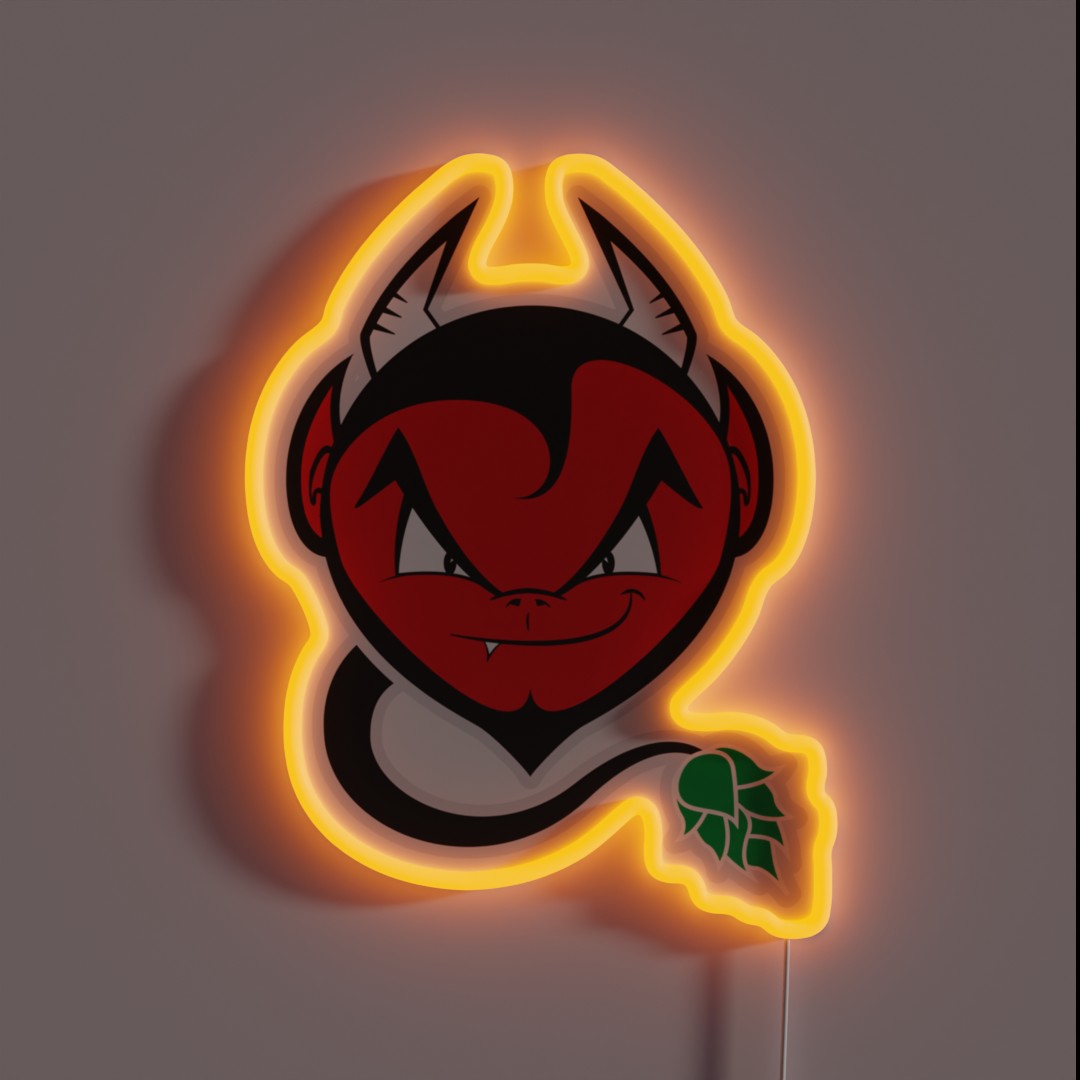 The Devil Made Me Brew It RGB Neon Sign The Devil Made Me Brew It RGB Neon Sign
