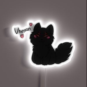 The Dread Wolf Loves You RGB Neon Sign