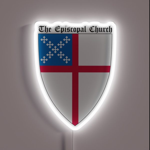 The Episcopal Church Shield Small Design RGB Neon Sign