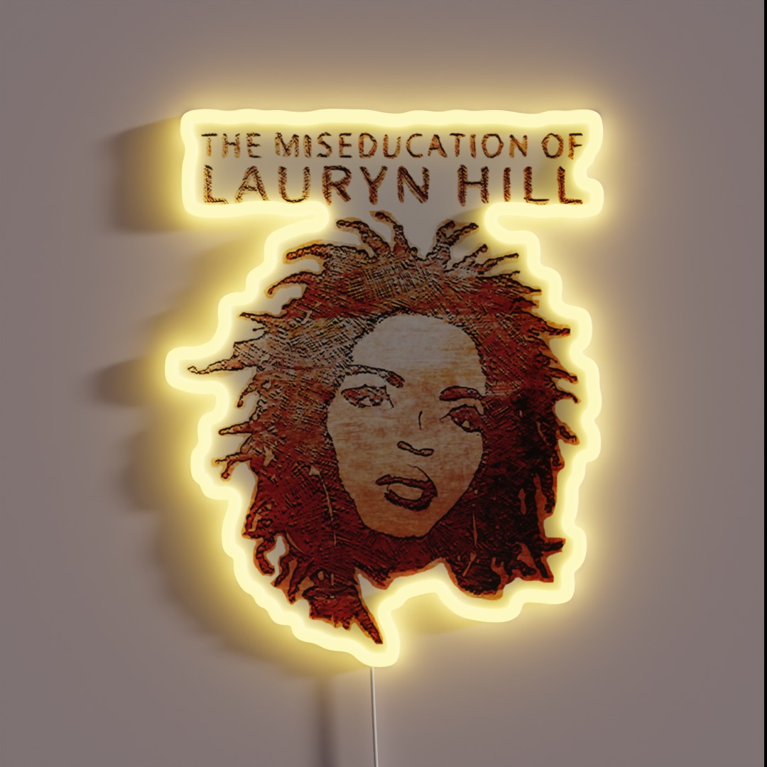 The Famous Lauryn Hill RGB Neon Sign The Famous Lauryn Hill RGB Neon Sign