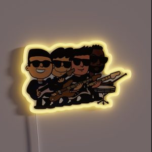The Fearless Flyers RGB Neon Sign