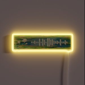 The Flower Garden Howl S Moving Castle RGB Neon Sign