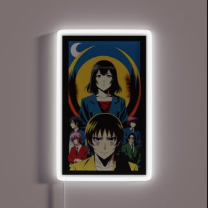The Forest 70s Anime Horror Movie Poster RGB Neon Sign