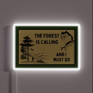 The Forest Is Calling RGB Neon Sign