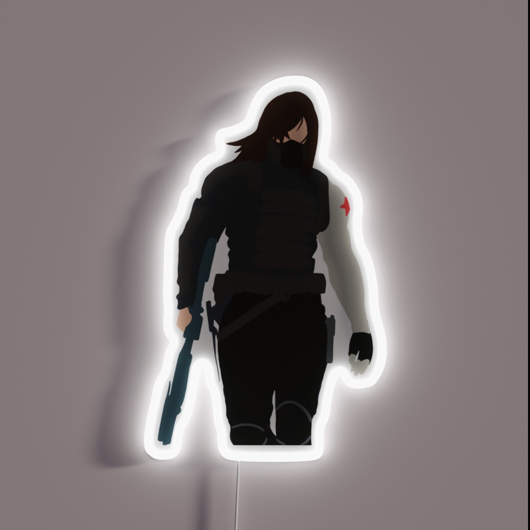 The Forgotten Soldier RGB Neon Sign The Forgotten Soldier RGB Neon Sign