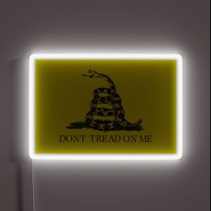 The Gadsden Flag Don T Tread On Me RGB Neon Sign