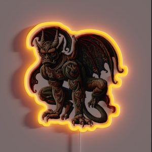 The Gargoyle RGB Neon Sign