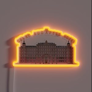 The Grand Budapest Hotel RGB Neon Sign