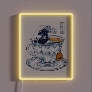 The Great Kanagawa Tea RGB Neon Sign The Great Kanagawa Tea RGB Neon Sign