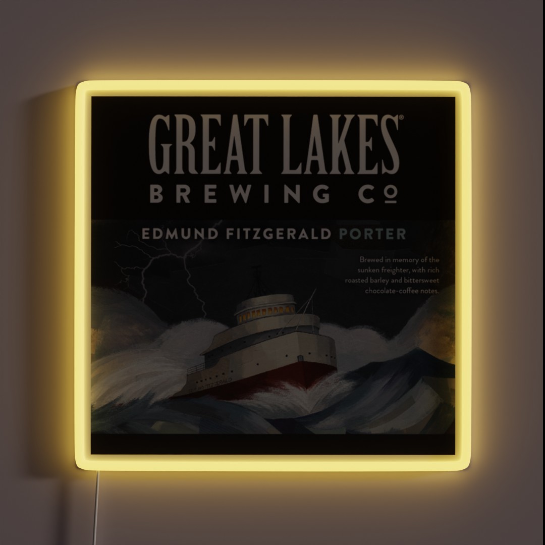 The Great Lakes RGB Neon Sign The Great Lakes RGB Neon Sign