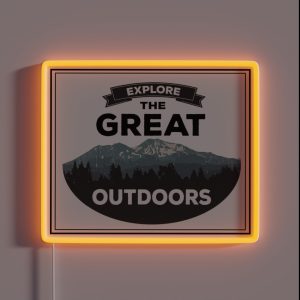 The Great Outdoors RGB Neon Sign