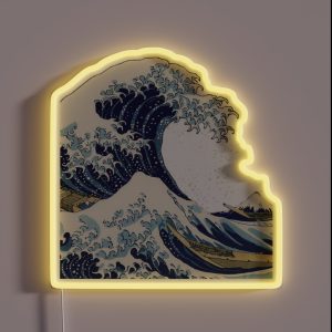The Great Wave Off Kanagawa RGB Neon Sign