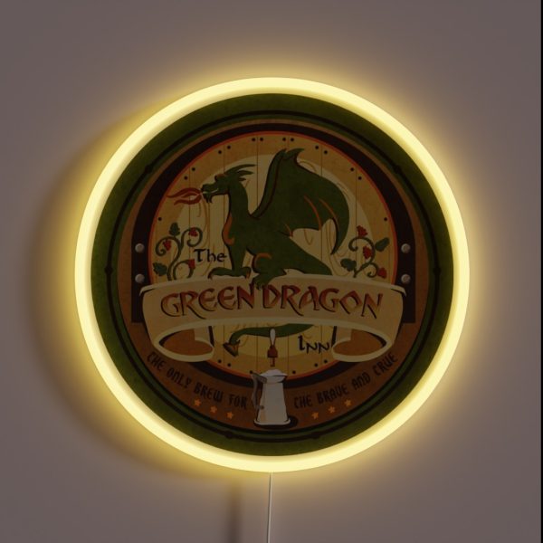 The Green Dragon RGB Neon Sign