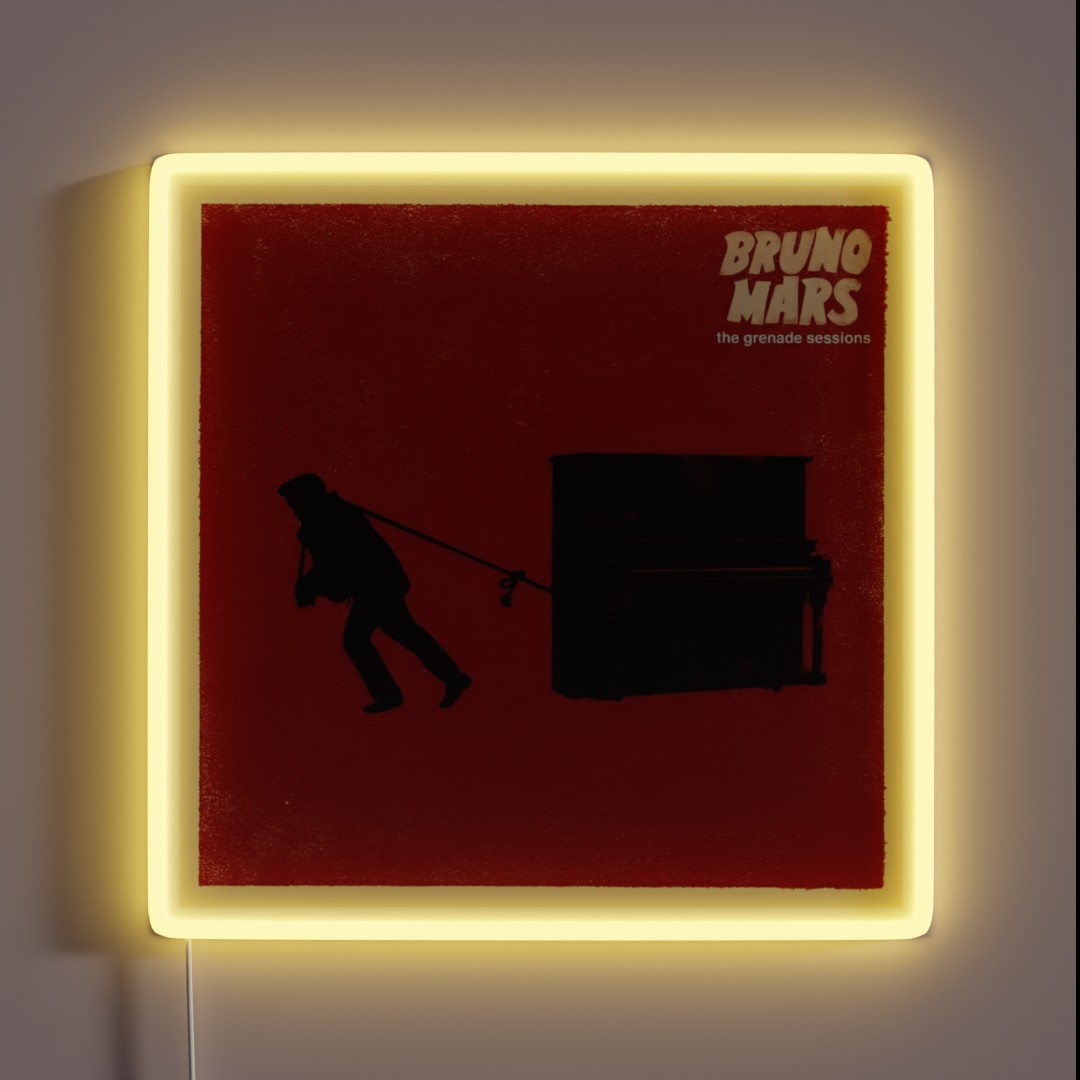The Grenade Sessions Bruno Mars RGB Neon Sign The Grenade Sessions Bruno Mars RGB Neon Sign