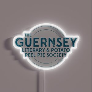 The Guernsey Literary And Potato Peel Pie Society RGB Neon Sign The Guernsey Literary And Potato Peel Pie Society RGB Neon Sign